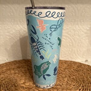 NWT Spartina Tumbler with Straw